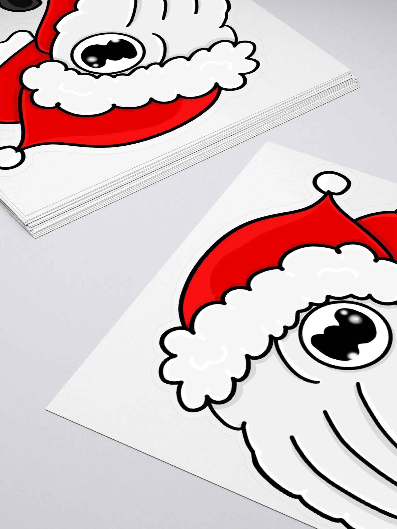 Santa Cuttlefish Sticker product image (4)
