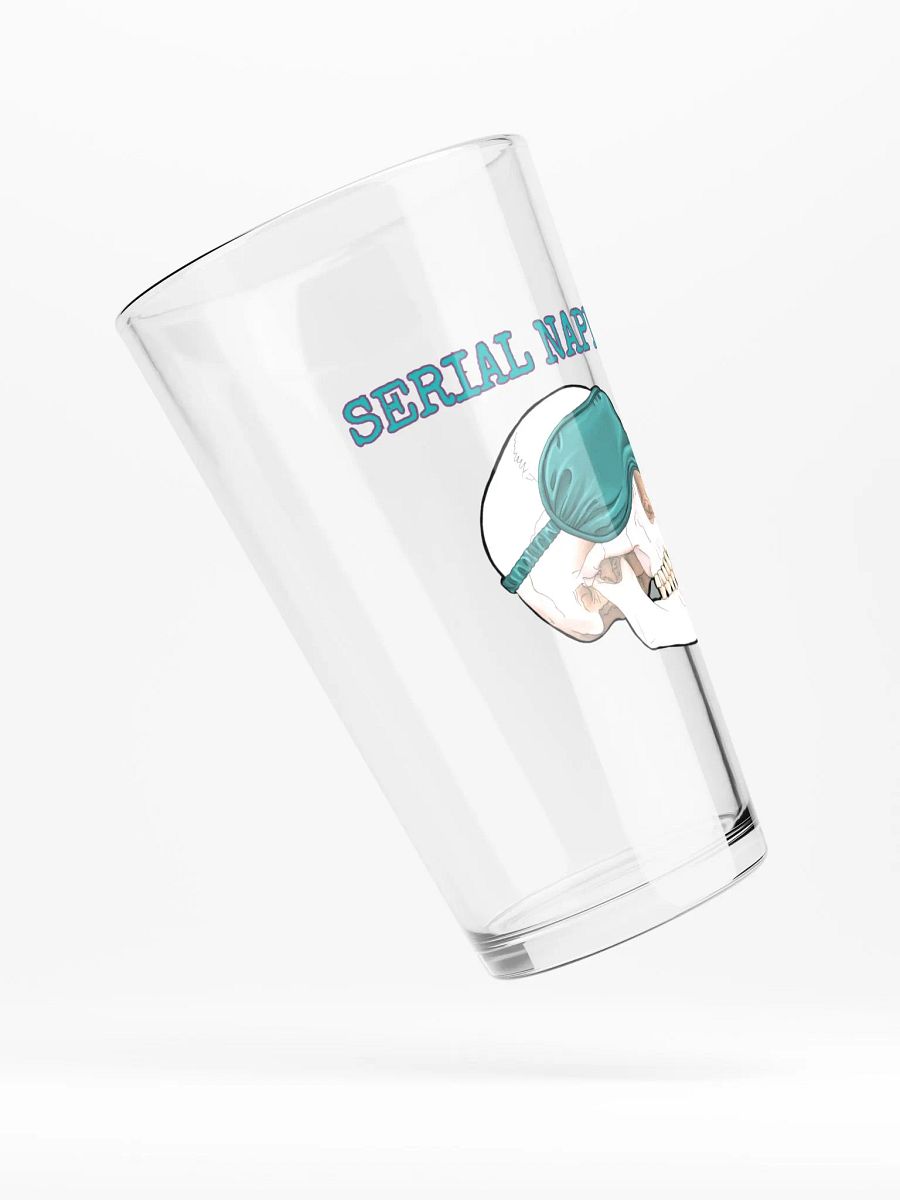 Serial Napper Skull Pint Glass product image (3)