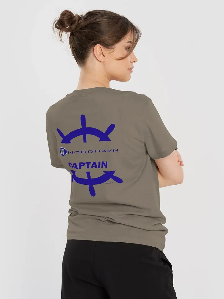Nordhavn Captain - T-Shirt - Light Shirt w/Blue Logo product image (1)