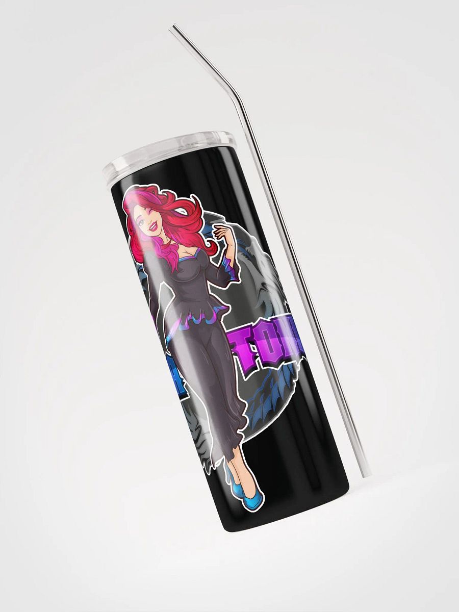 Stainless Steel Tumbler with Straw - Logo 1 product image (5)