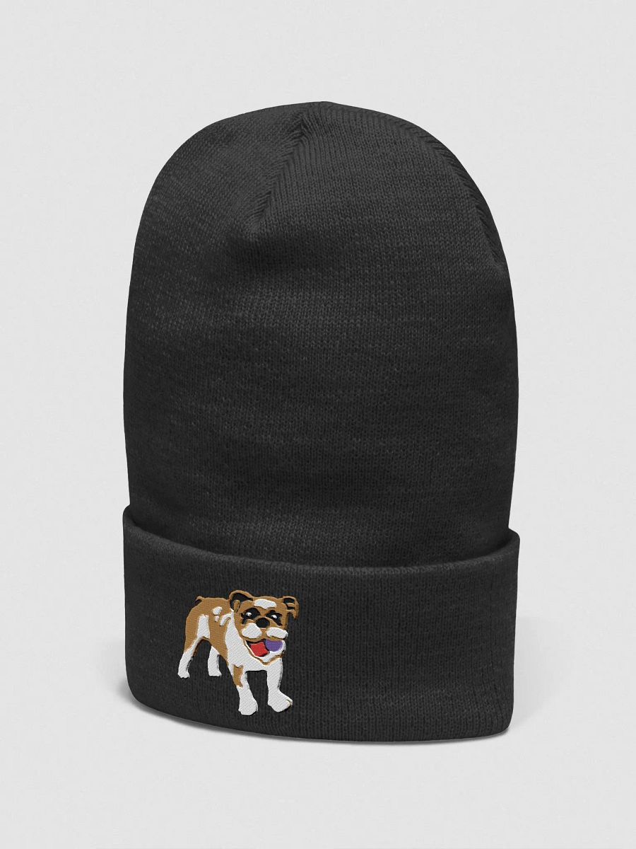 Happy Bulldog Embroidered Yupoong Beanie product image (14)