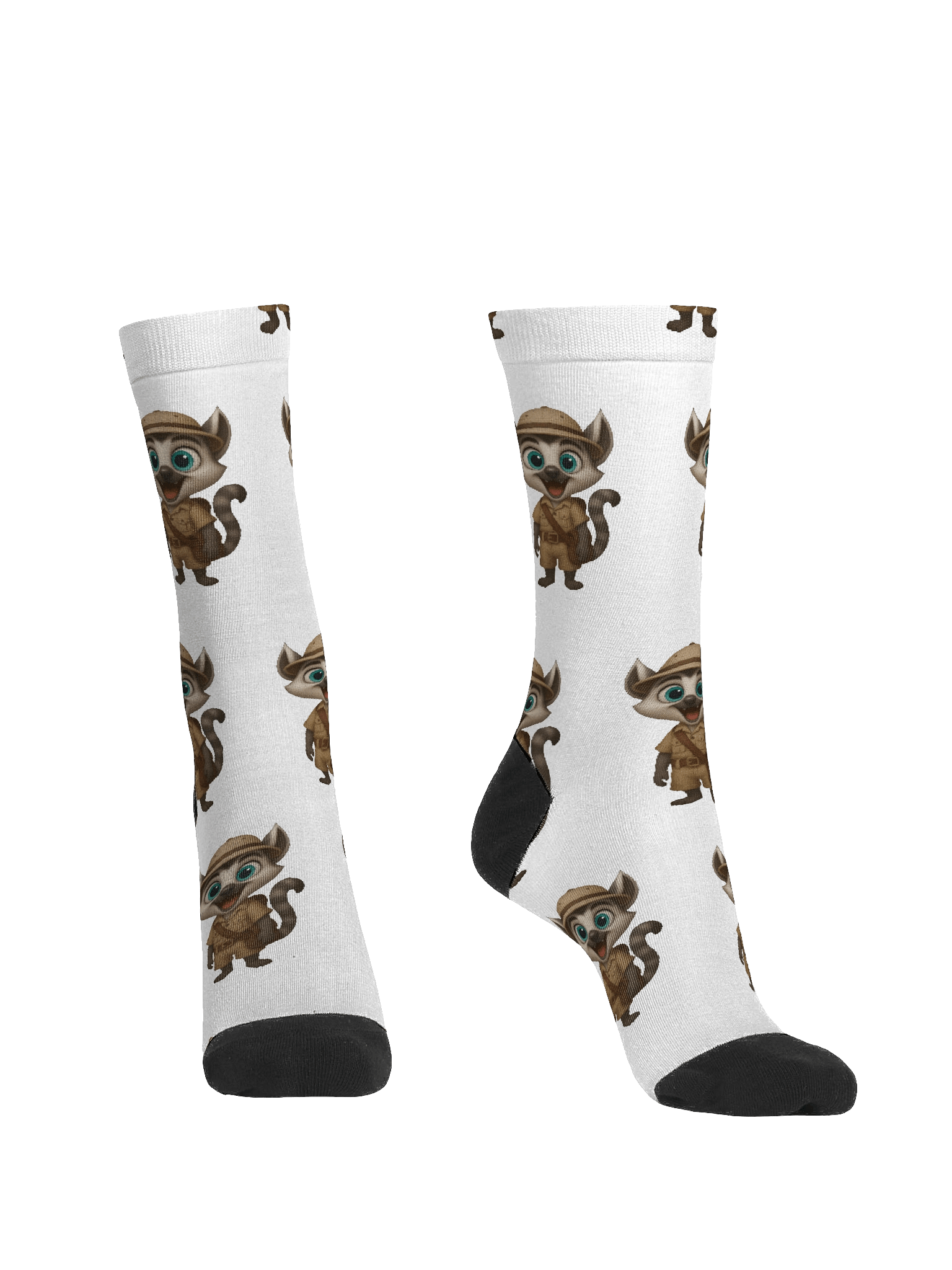 Super awsome Socks jungle lemur product image (2)