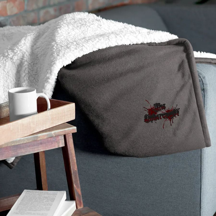 Chaos and Comfort Embroidered Blanket product image (10)