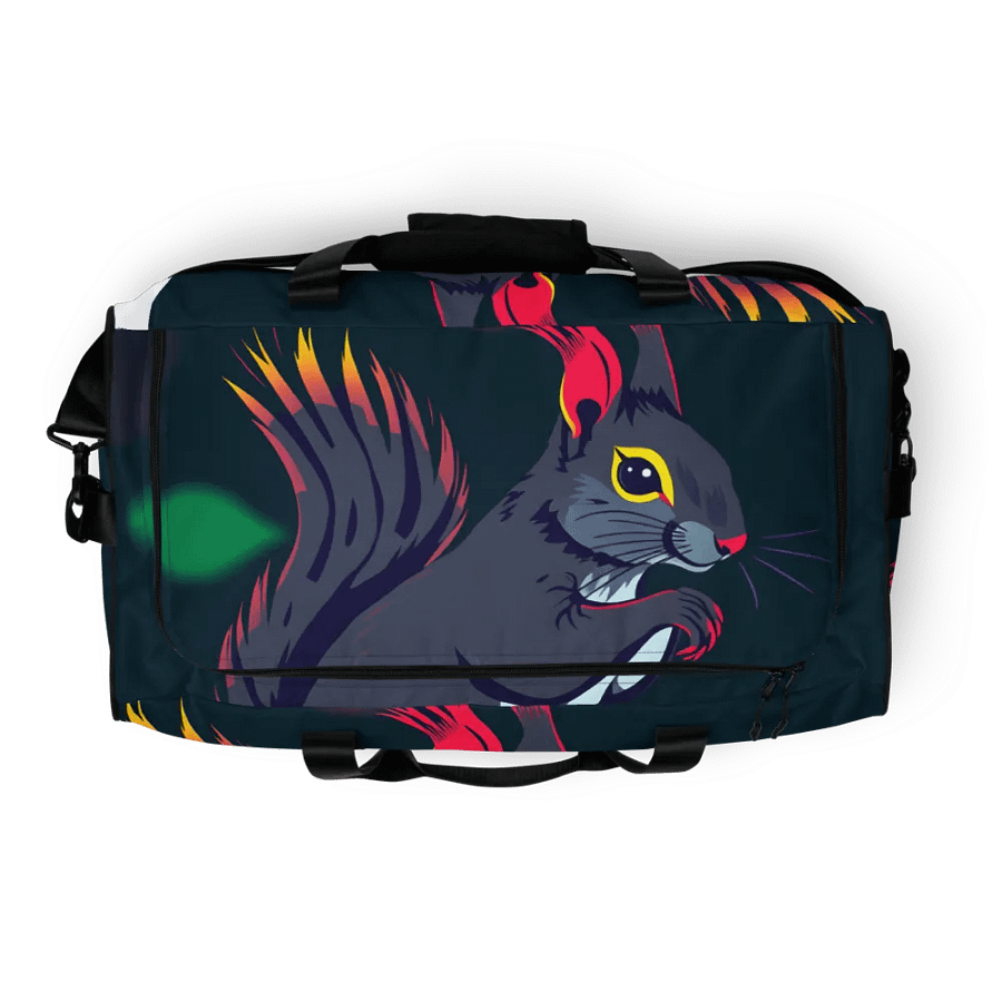 Vibrant Squirrel All-Over Print Duffle Bag product image (8)