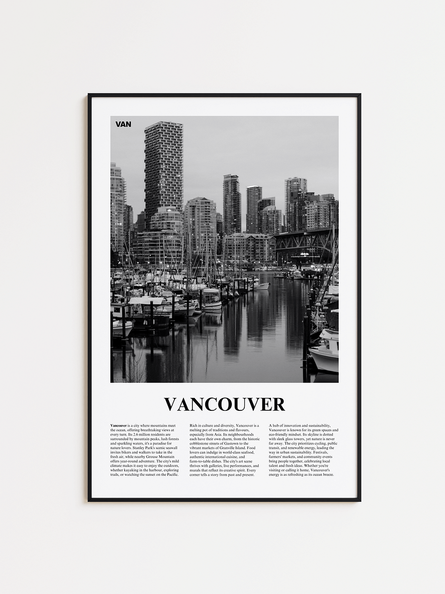 Vancouver 04 Newspaper Poster product image (1)