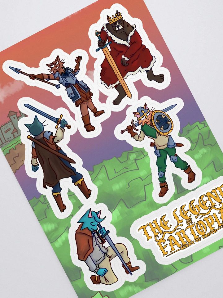 THE LEGEND OF FARTOPIA Sticker Sheet product image (2)