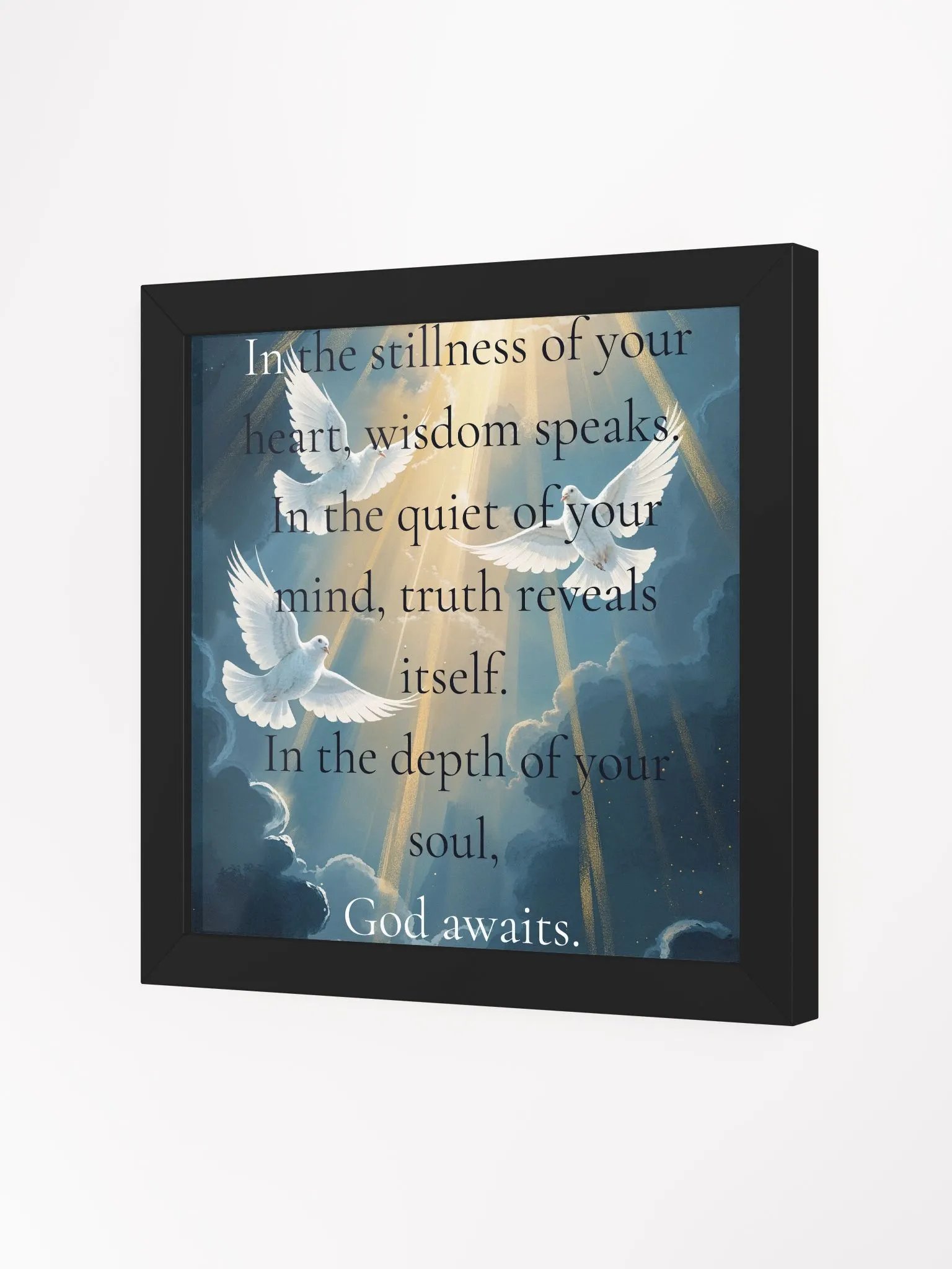 Divine Stillness Framed Art product image (4)