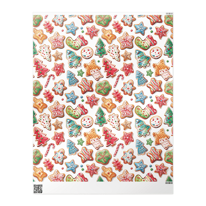 Santa Snacks Wrapping Paper product image (2)