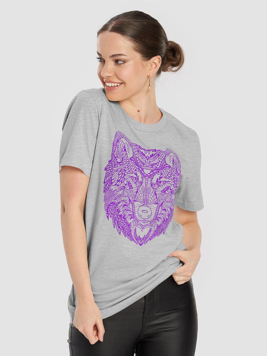Symmetrical Wolf Head Graphic Tee product image (8)