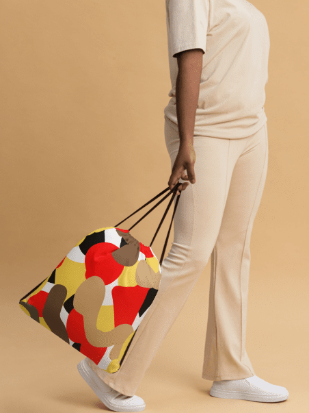 Dynamic Shapes Drawstring Bag product image (1)