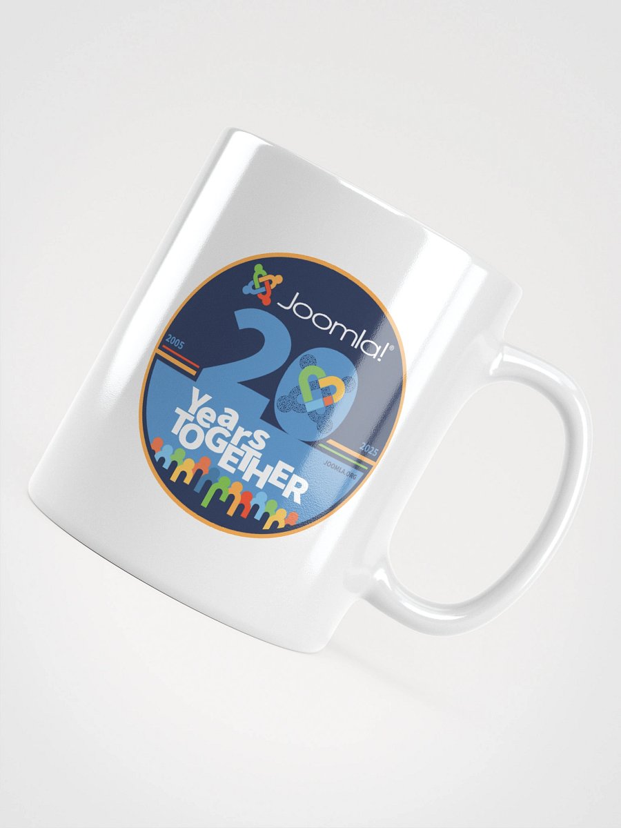 Joomla 20th Anniversary Edition<br /> — White Mug — product image (4)