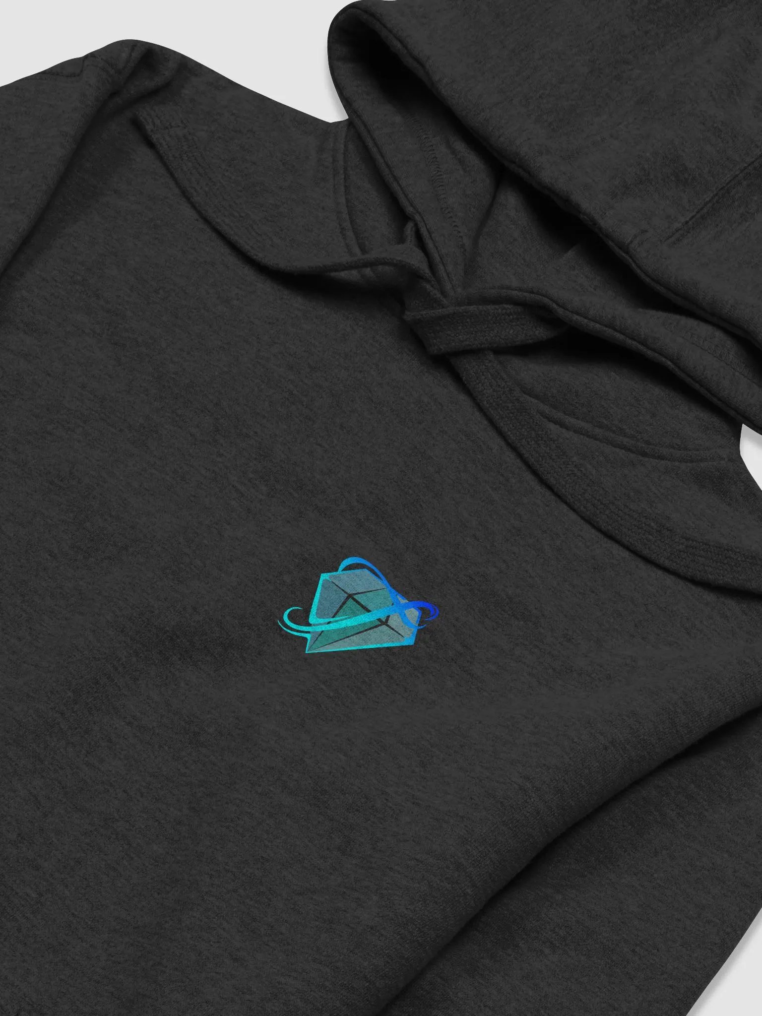 Blue logo hoodie product image (22)