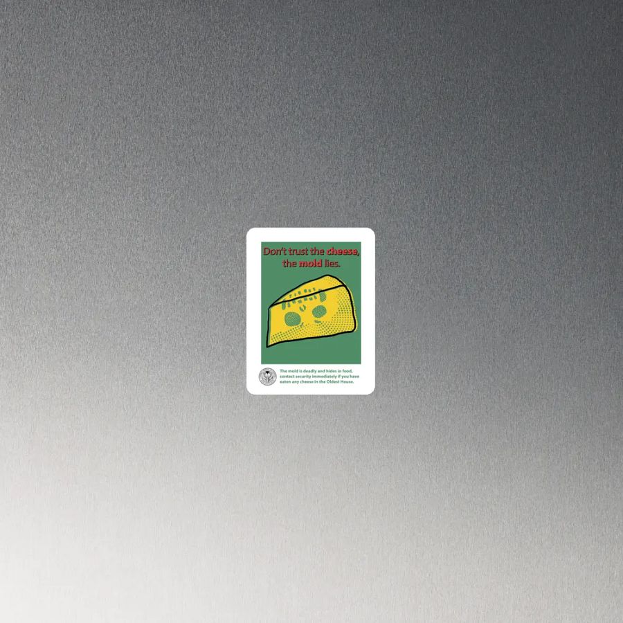 Don't eat the cheese Magnet - Bureau Collection product image (5)