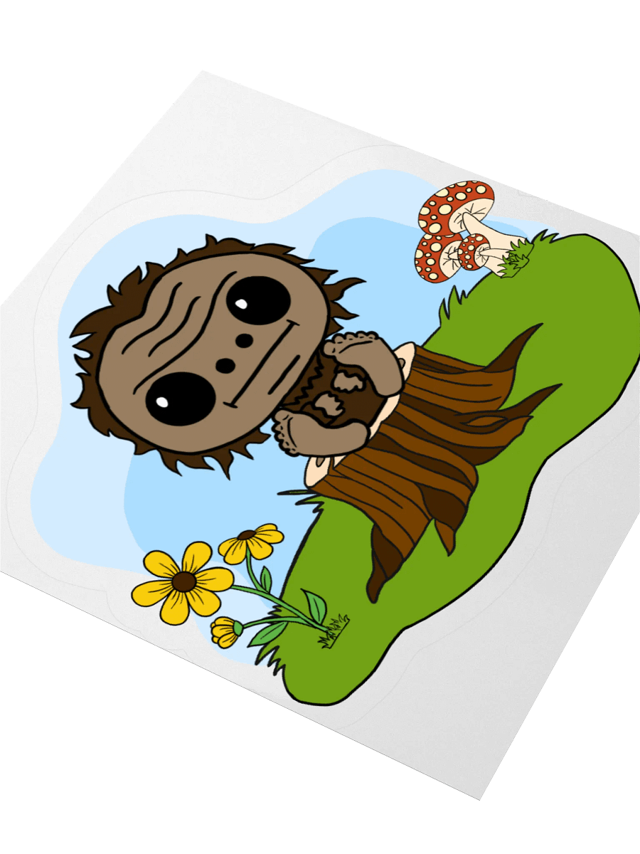 Greg The Squatch Cryptikids Merch Sticker product image (8)