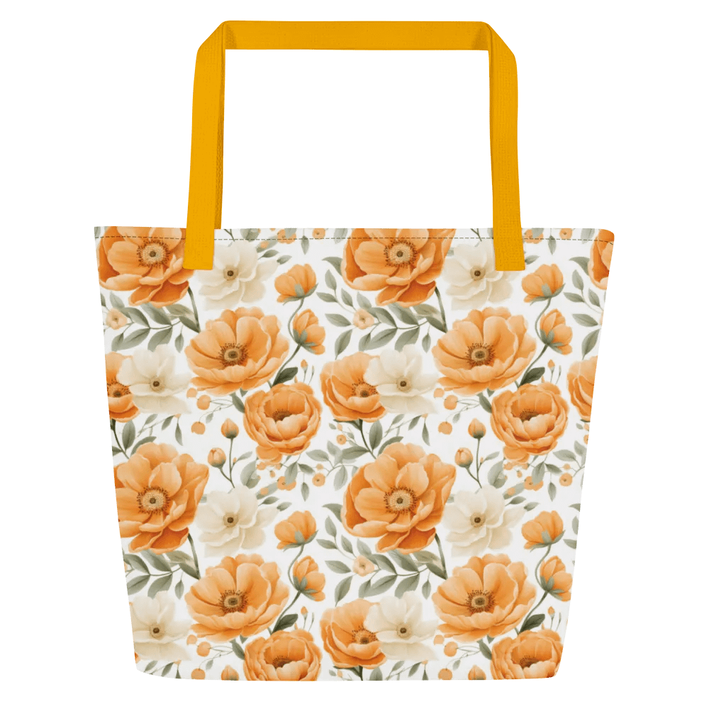 Just Peachy Floral Tote Bag product image (3)