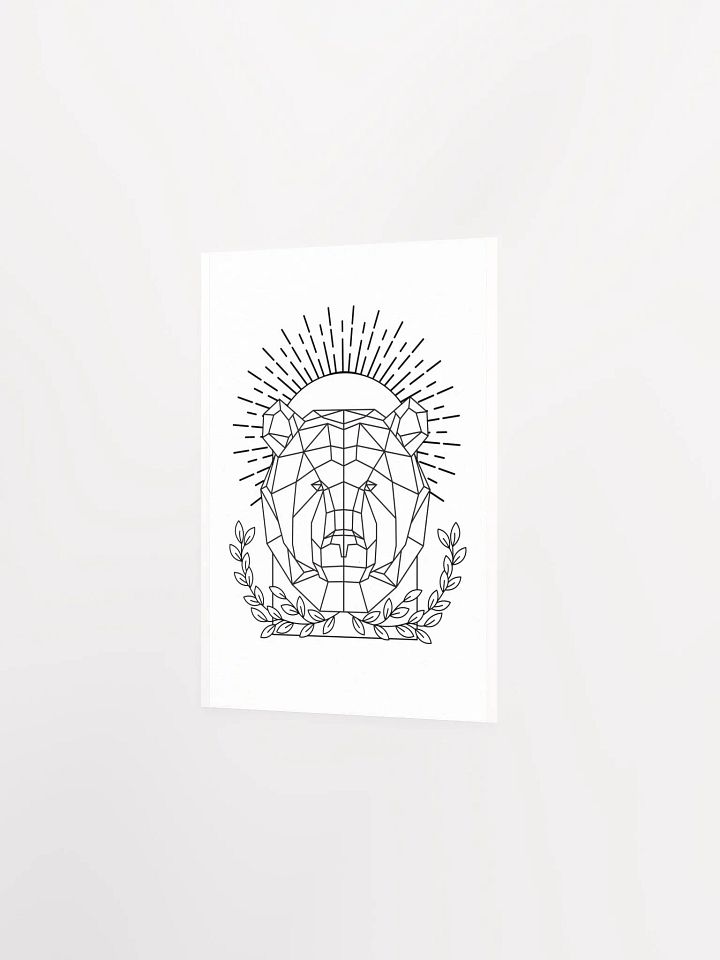 Vector Bear Art Print product image (24)