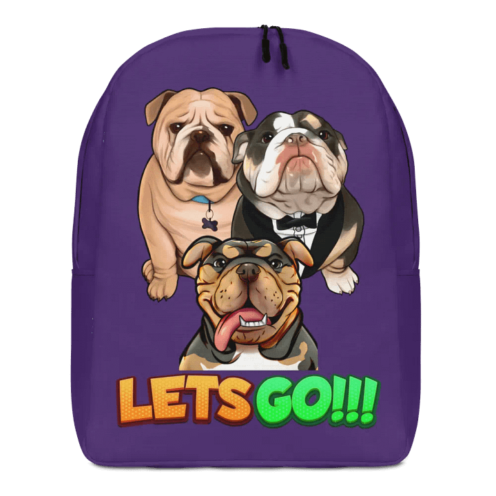 Straightedge Monster Let's Go!!! Backpack product image (1)