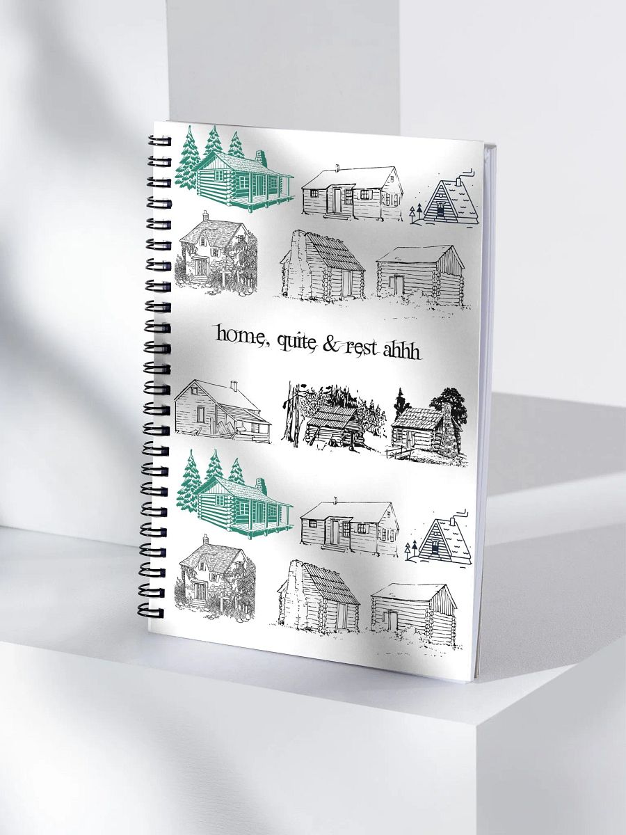 Moonlit Village Dreams Spiral Notebook product image (4)