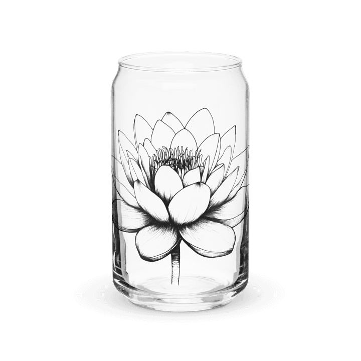 Water Lily Can-Shaped Glassware product image (1)