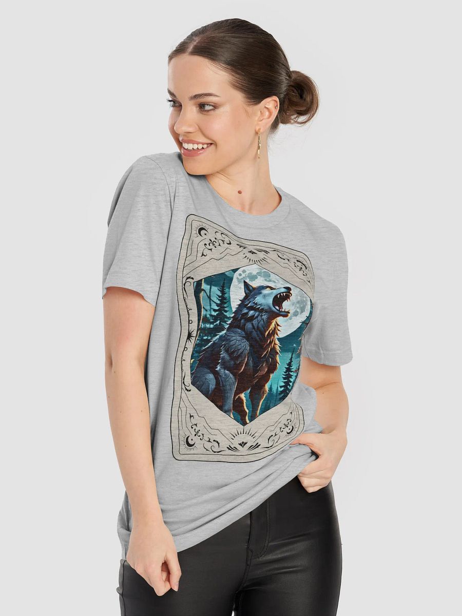 Howling Wolf Moonlit T-Shirt product image (46)