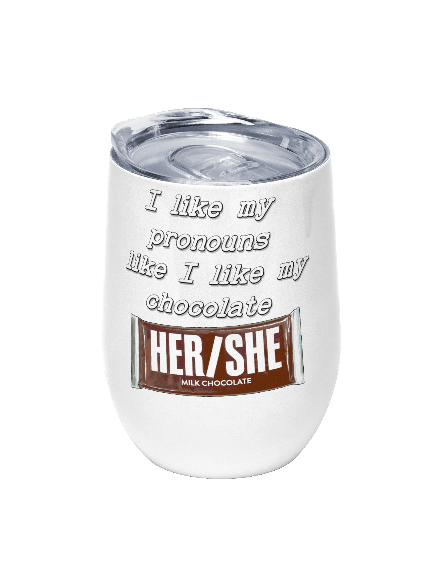 Her/She Wine Tumbler product image (5)