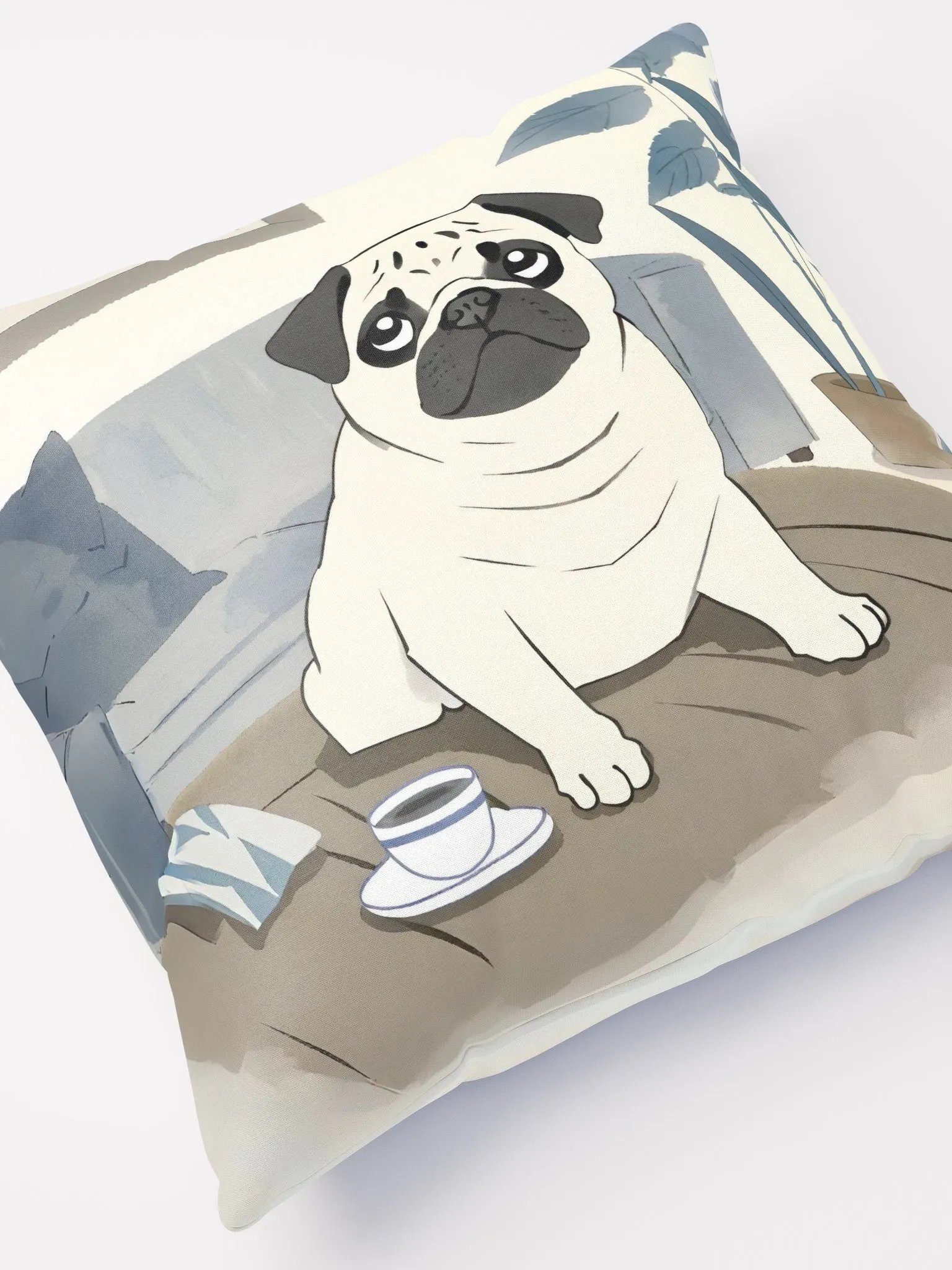 Cozy Pug Pillow product image (5)