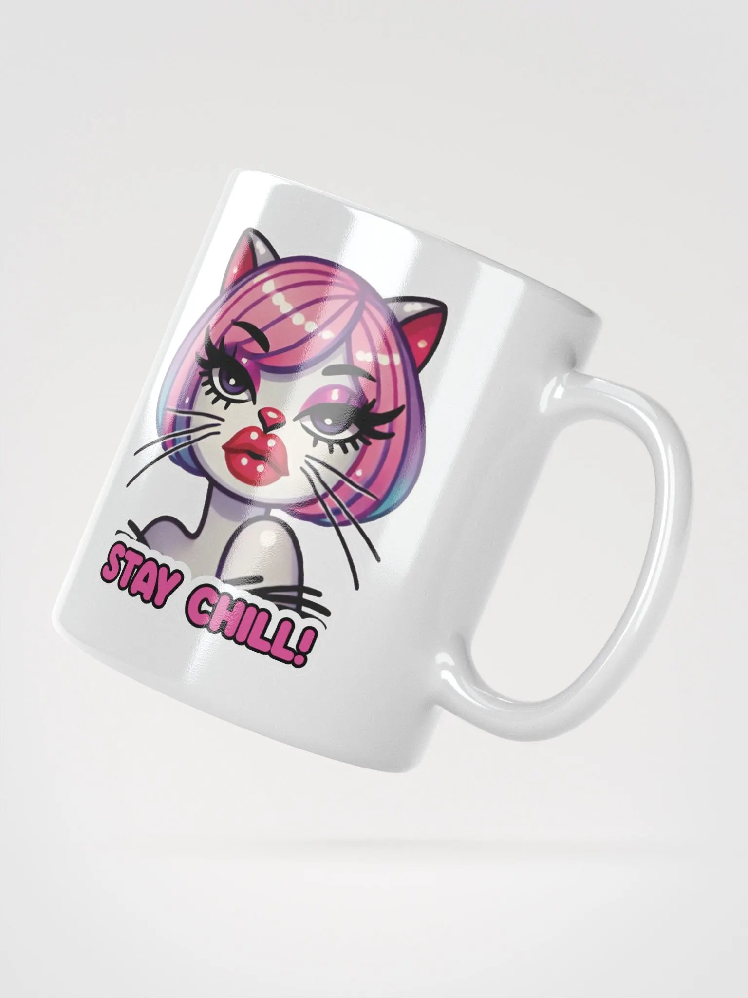 Stay Chill! White Glossy Mug product image (4)