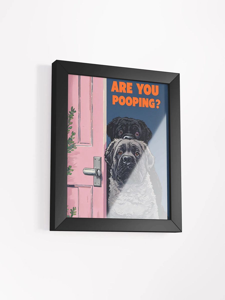 Peekaboo Pooches Framed Poster product image (3)