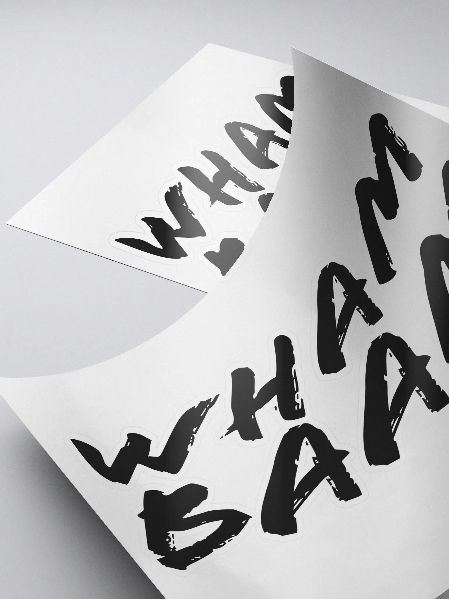 BLACK LOGO STICKER product image (4)
