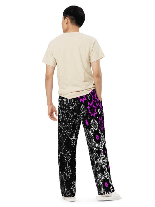 That Star Pattern Again Unisex Wide Leg Trousers product image (4)