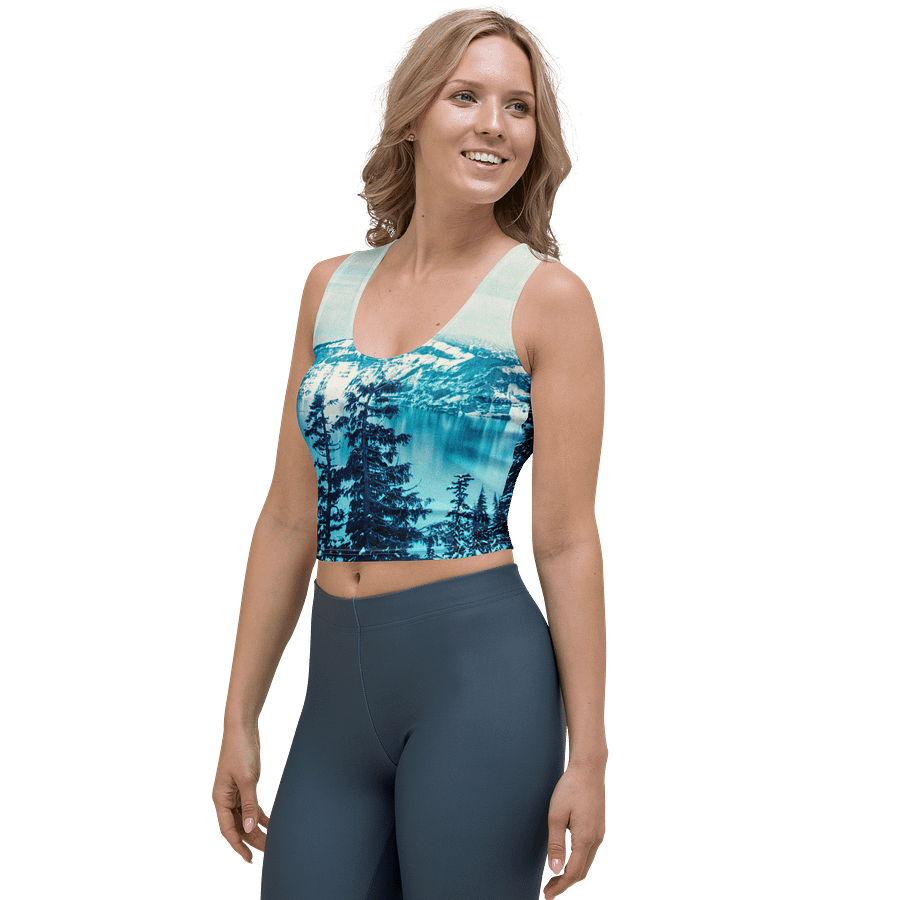 Crater Lake Lomopurple Crop Top Tank product image (3)