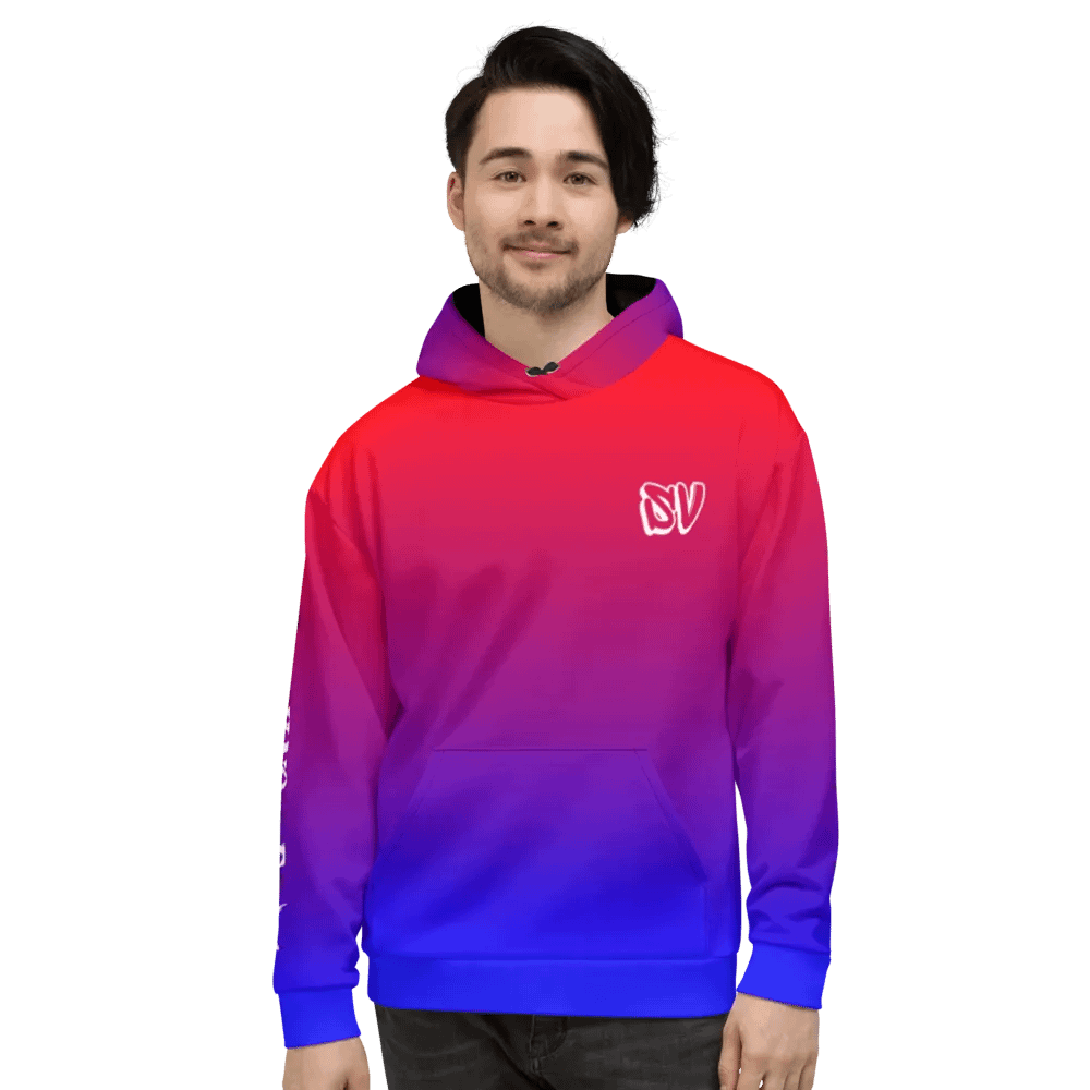 STRAIGHT VIBIN NEON COLOR FADE STYLE DEATH NOTE HOODIE product image (2)