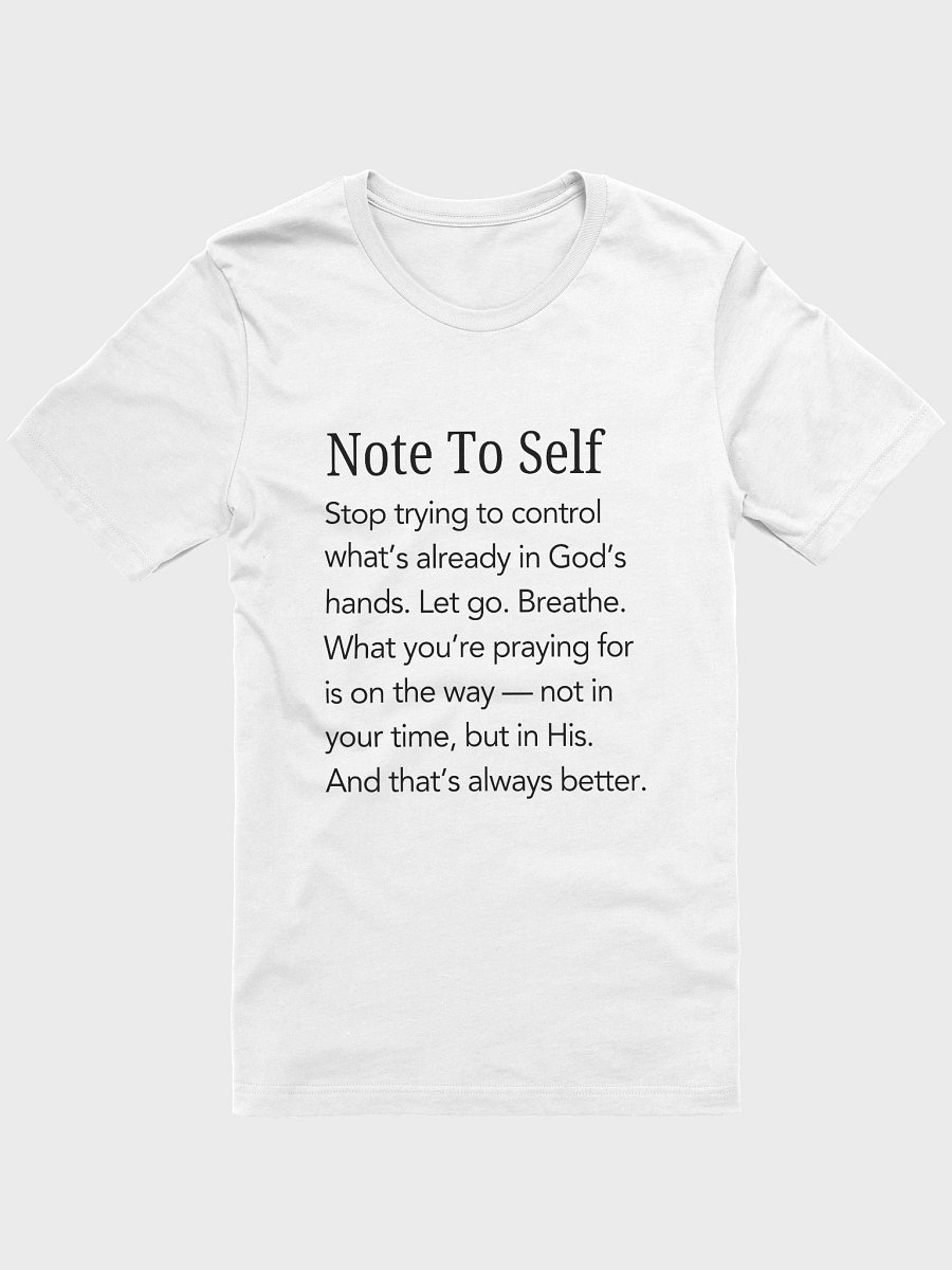 Note To Self Let Go, Trust & Breathe Tee product image (3)