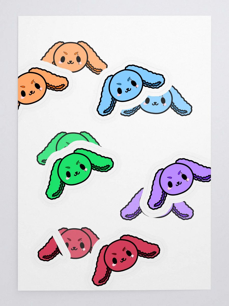 Bunny sticker sheet 2 product image (3)