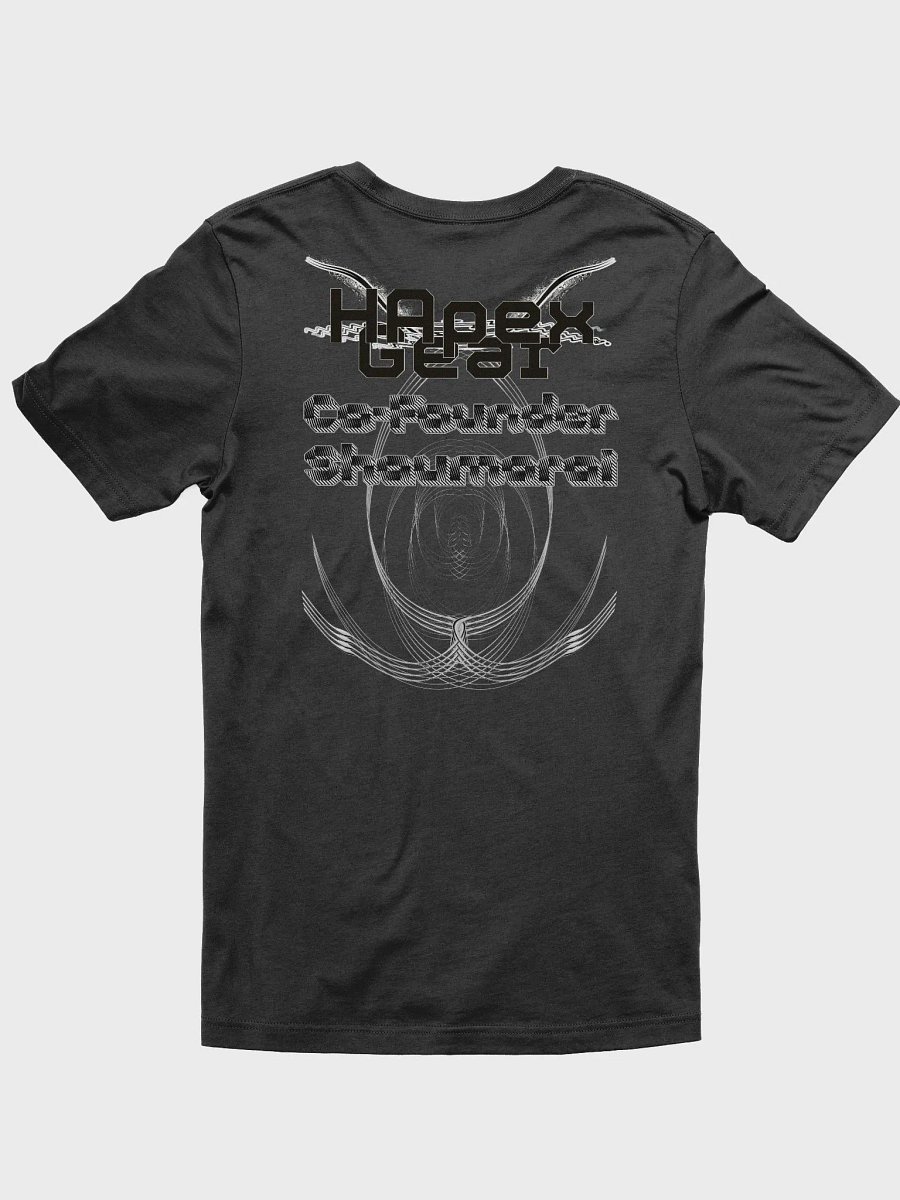 Supersoft T-Shirt - Co Founder Shaumarai - Black HApex Gear Black Logo product image (2)