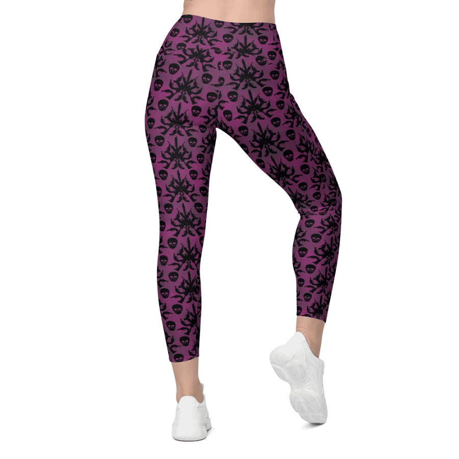 Gothic 2A High Waist Pocket Leggings - Pink product image (6)