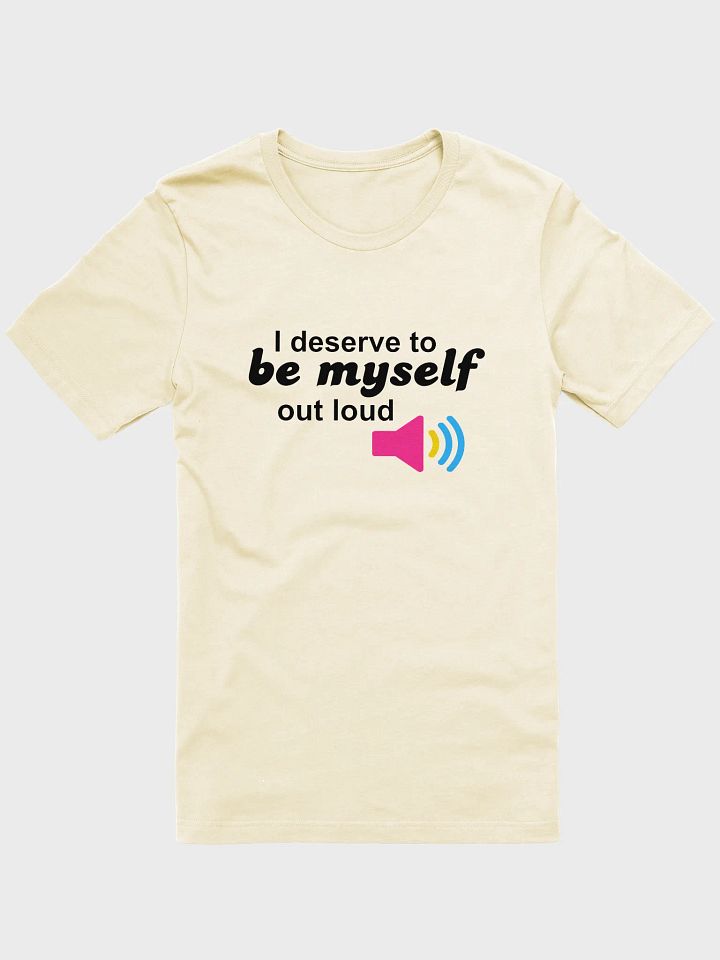 be myself out loud pansexual t-shirt product image (1)