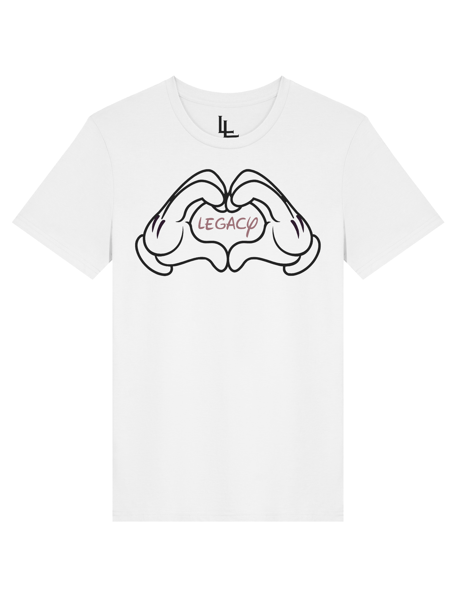 White | Legacy Heart | Tee product image (1)