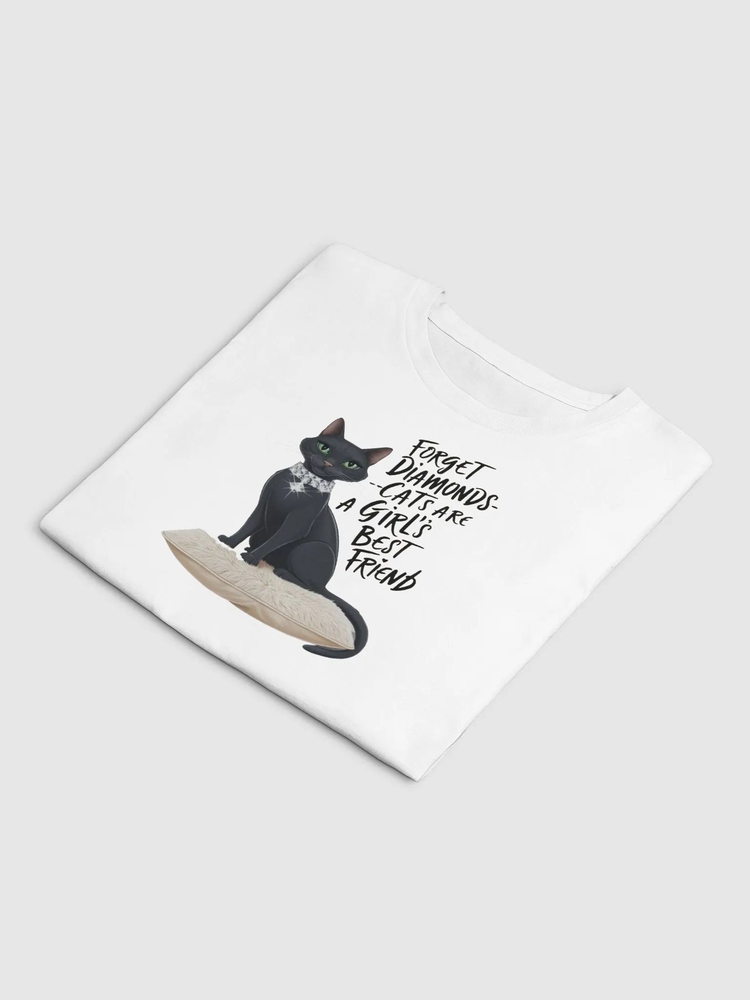 Diamond Cat Women's Crop Top product image (2)