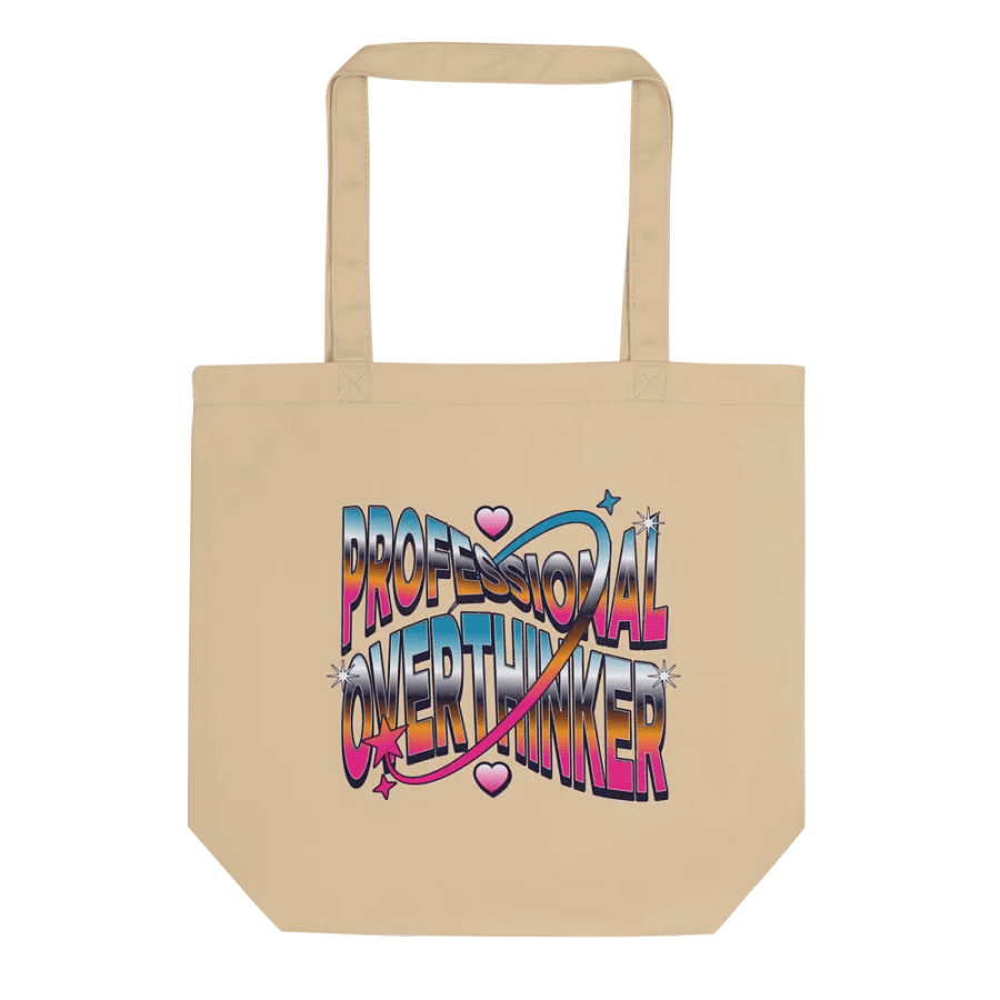 Professional Overthinker Vibrant Tote Bag product image (1)