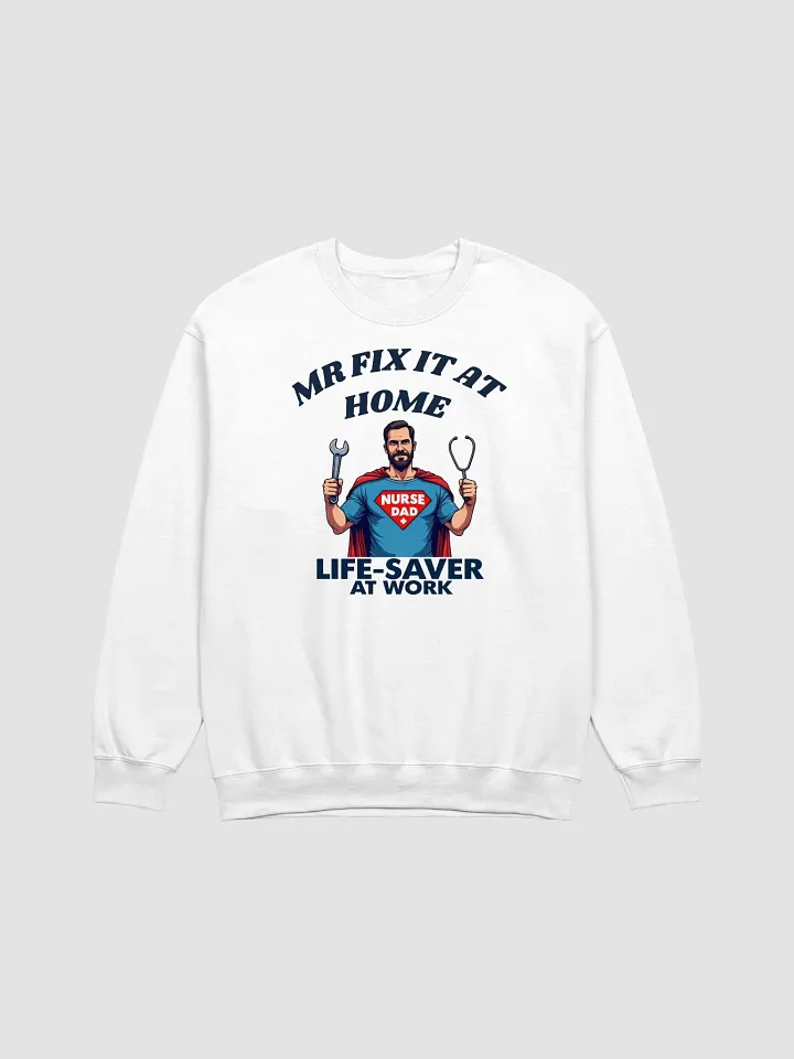 Nurse Dad Life-Saver Crewneck Sweatshirt product image (4)
