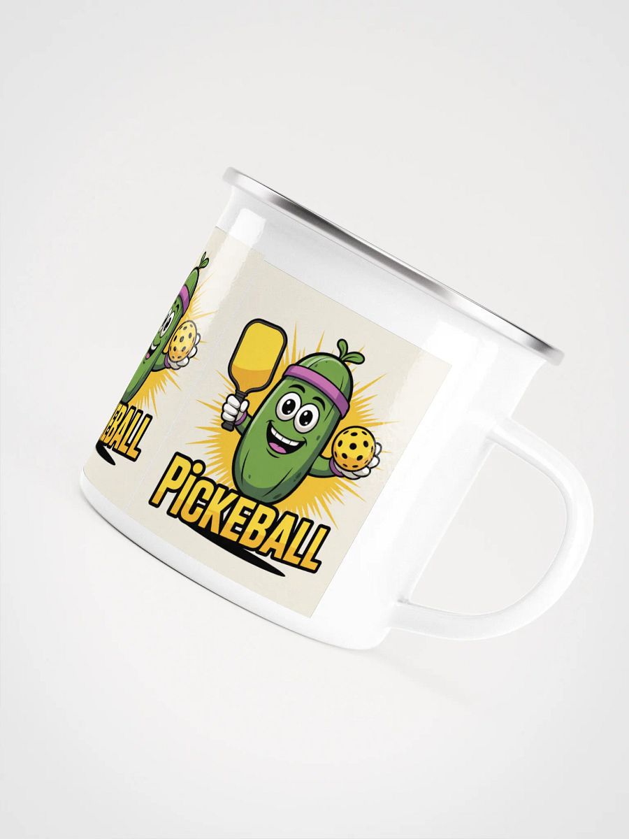 "Dill With It Pickleball Enamel Mug" product image (5)