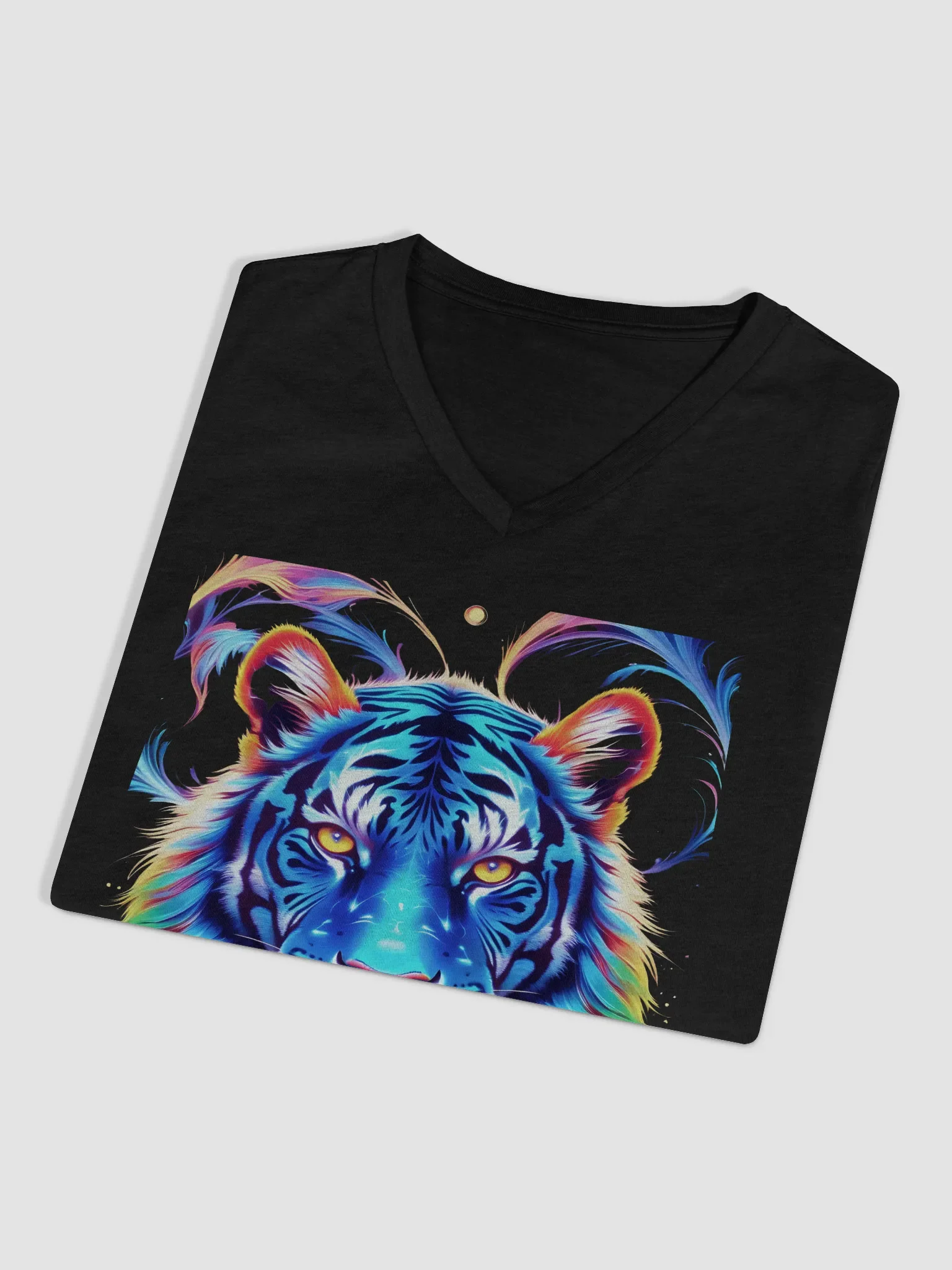 Neon Tiger Dream Women's V-Neck Shirt Bella+Canvas (Women's) product image (13)