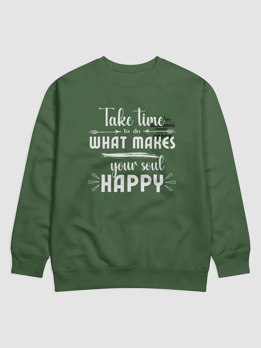 Make Your Soul Happy Heritage Premium Sweater - Dark product image (2)
