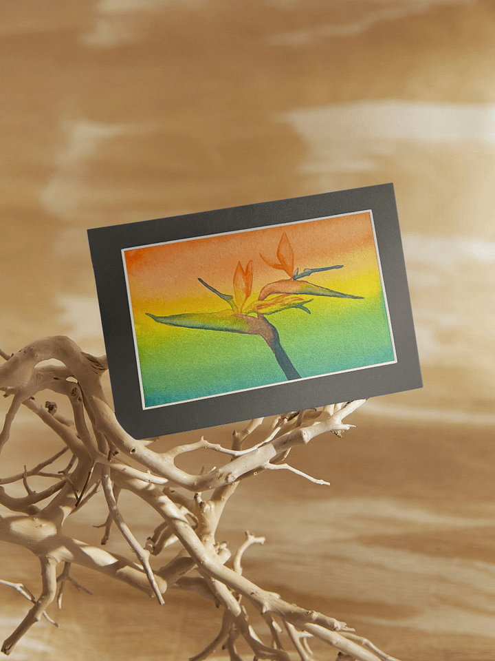Watercolor Birds of Paradise Flower product image (2)