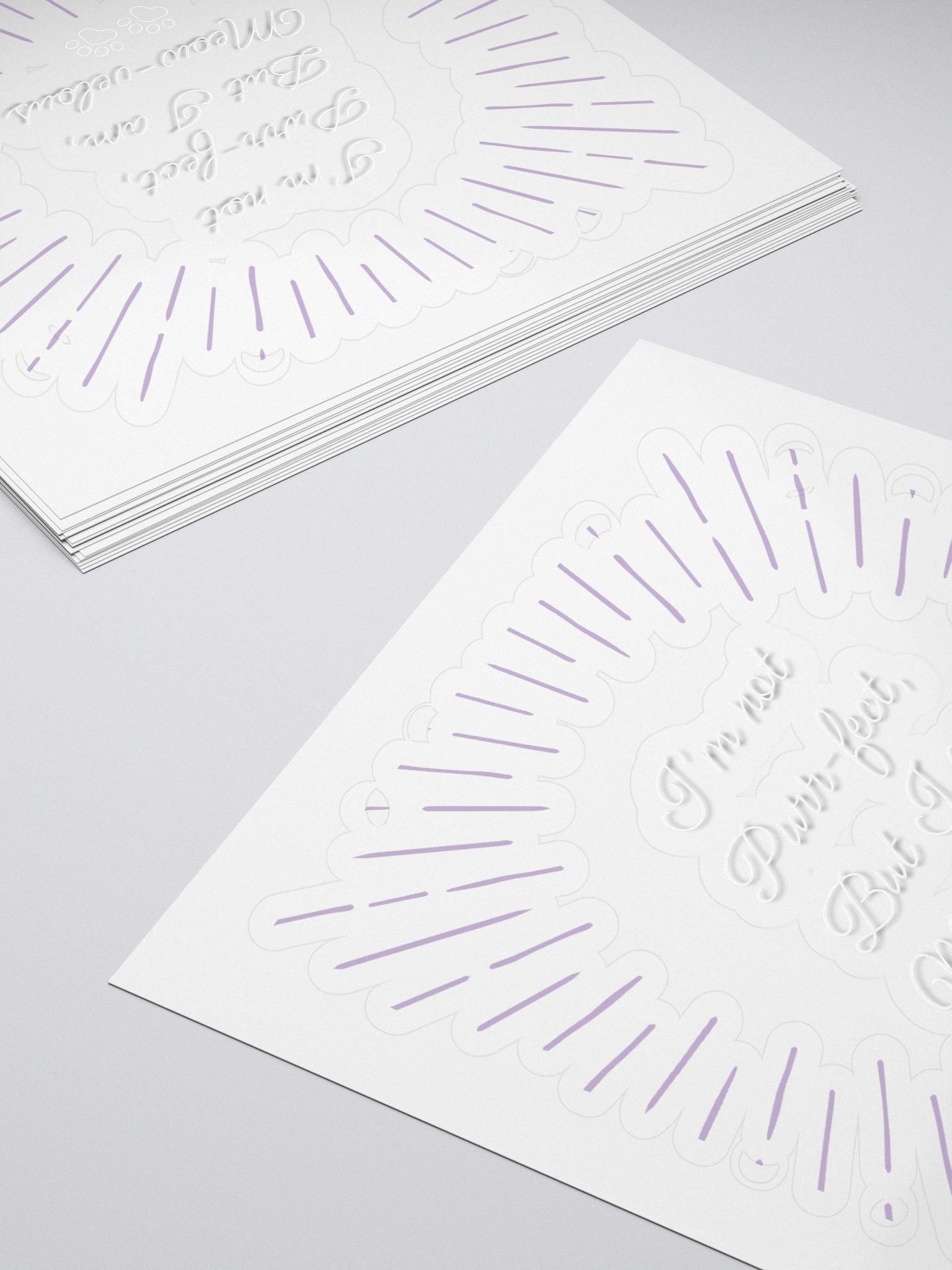 FELINE KISS CUT STICKERS product image (4)