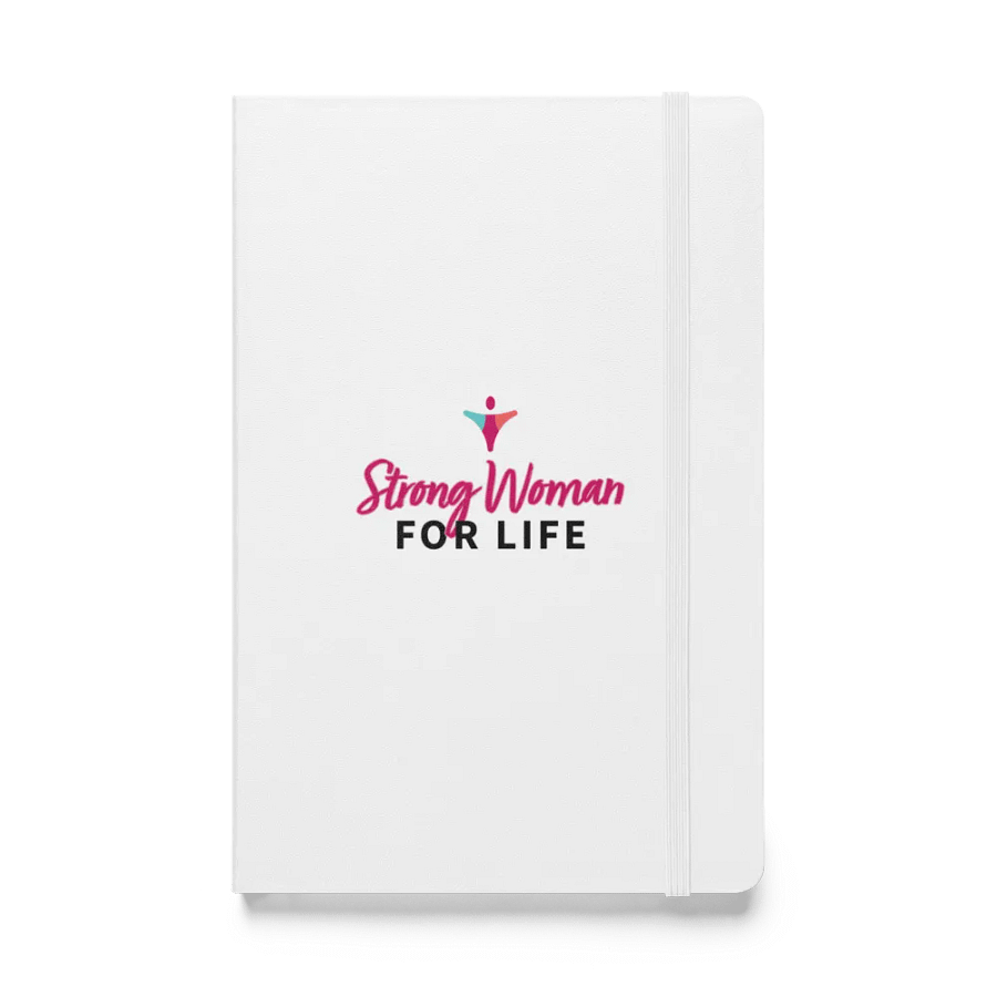 STRONG WOMAN | Hardcover Notebook White product image (1)