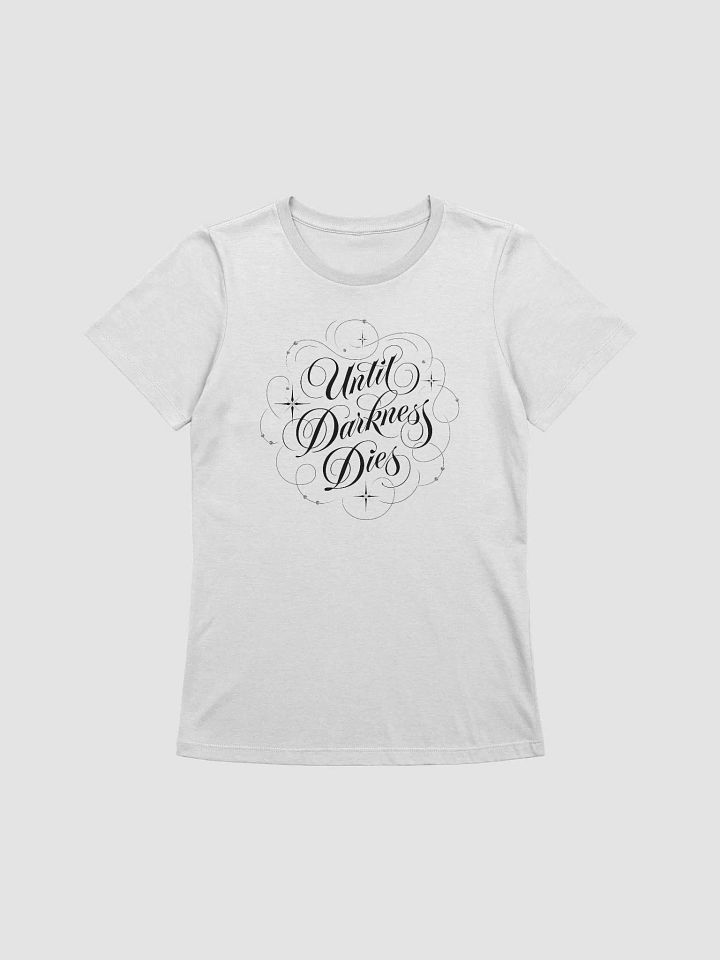Until Darkness Dies (swirls design) Bella+Canvas Women's Supersoft Relaxed-fit T-Shirt product image (33)