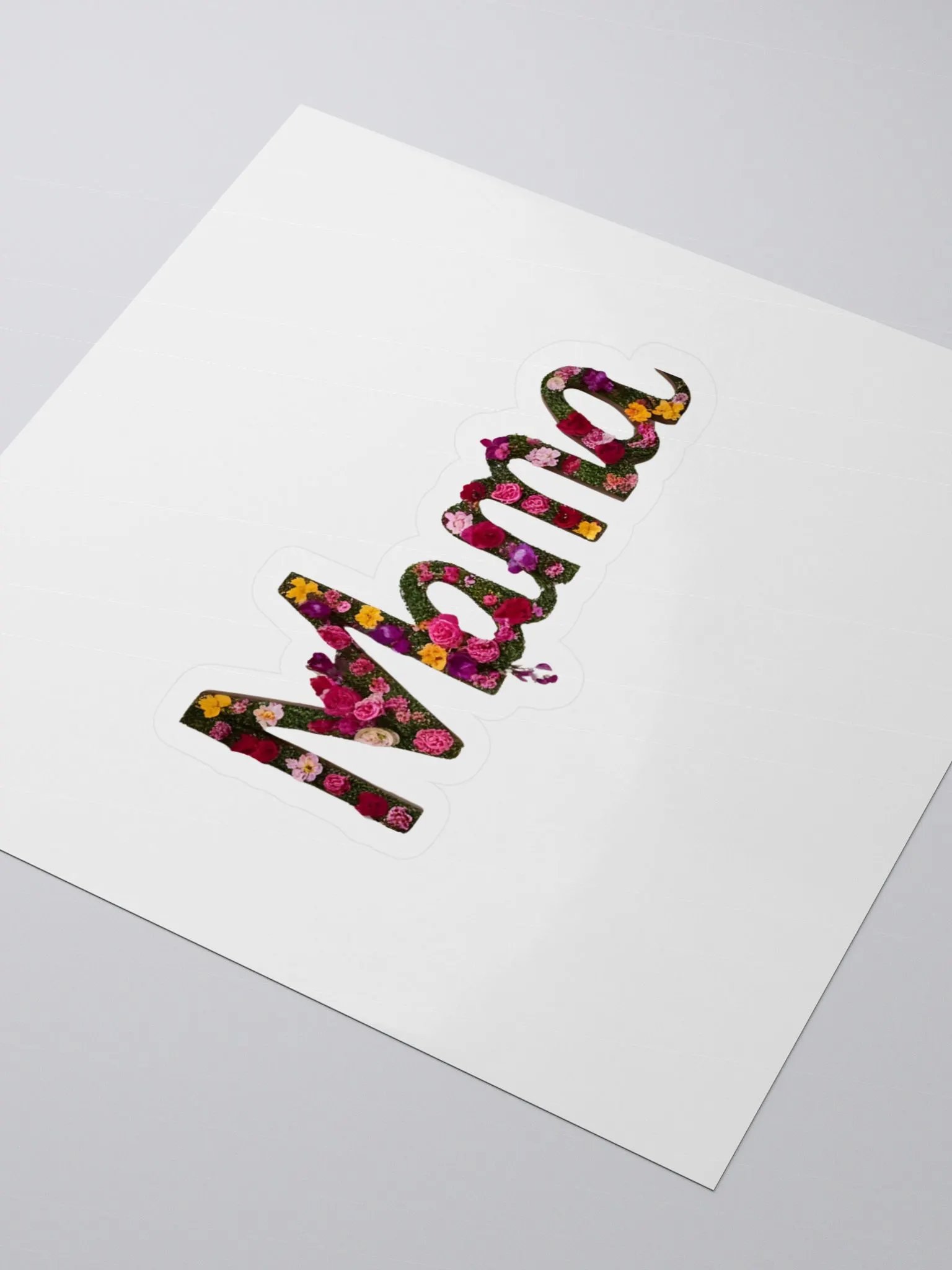 Mama Floral Kiss Cut Stickers product image (3)