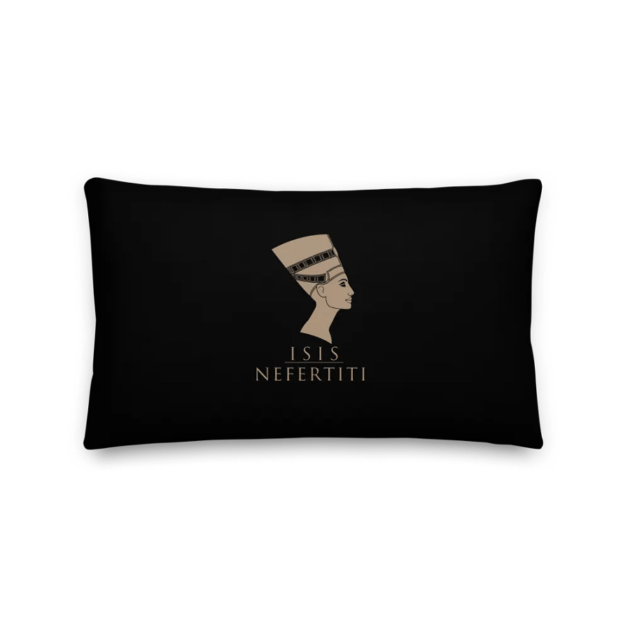 Nefertiti Black Premium Pillow product image (2)